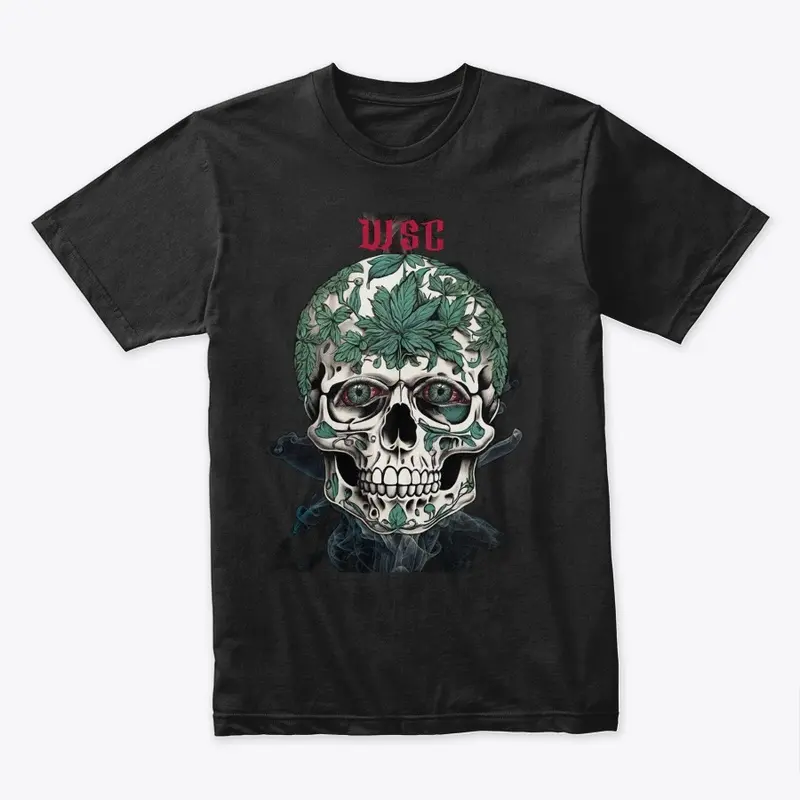 "Weed Smokers Club: Skull & Leaves"